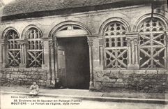 CPA Environs de St Sauveur en Pulsaye Yonne Moutiers 