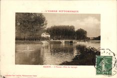 CPA Bassou L'Yonne Pres du barrage 