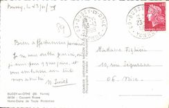 CPA Bussy en Othe Yonne Notre Dame de Toute Protection 