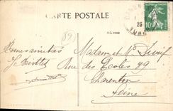 CPA Sens Jean au Cogno dans la Cathedrale 