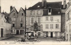 CPA Auxerre Place Saint Nicolas 