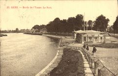 CPA Sens Bords de l'Yonne Le Port 