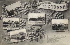 CPA Souvenir de l'Yonne 
