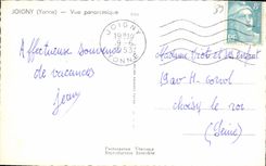CPA Joigny Yonne Vue panoramique 