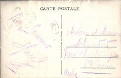 CPA Grottes d'Arcy sur Cure Yonne Le Calvaire 