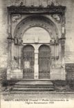 CPA Neuvy Sautour Yonne Porte monumentale de I'Eglise 