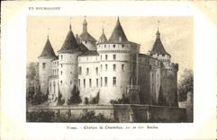CPA Yonne Chateau de Chastellux 