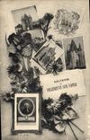 CPA Souvenir de Villeneuve sur Yonne 