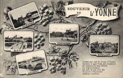 CPA Souvenir de L'Yonne 