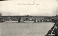 CPA Villeneuve sur Yonne Yonne Le Pont 