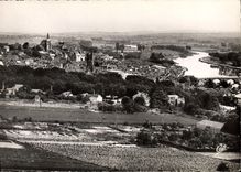 CPSM Joigny Panorama sur la Ville 