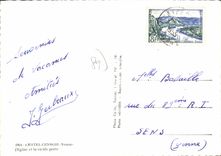 CPSM Chatel Censoir Yonne l'Eglise et la Vieille Porte 