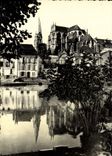 CPSM Auxerre Eglise St Germain et l'Yonne 