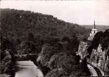 CPSM Voutenay sur Cure Yonne Vallee de la Cure Eglise Ste Andree 