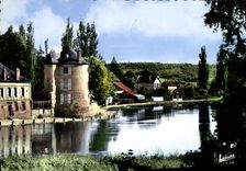 CPSM La Vallee de L'Yonne Villeneuve sur Yonne Yonne la Tour Bonneville 