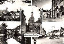 CPSM Avallon Yonne L'Eglise et le Beffroi 