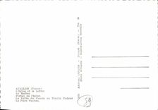 CPSM Avallon Yonne L'Eglise et le Beffroi