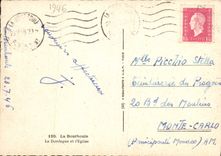 CPSM La Bourboule La Dordogne et l'Eglise 