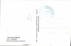 CPA Les Basses Pyrenees Behobie Le Pont International La Douane