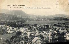 CPA Les Pyrenees Illustrees Vallee d'Ossau Louvie Juzon vue generale Izeste Arudy 