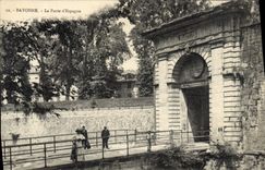 CPA Bayonne La Porte d'Espagne 