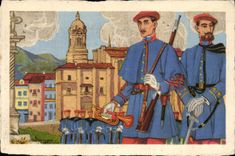 CPA D'Apres les Gouaches Originales de Jacques le Tanneur 