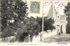 CPA Hendaye Entree de la Propriete de Pierre Loti 