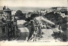 CPA Biarritz vue generale sur l'Avenue de Bayonne 