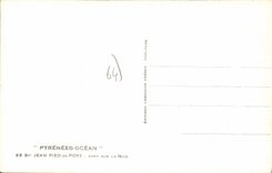 CPA Pyrenees Ocean St Jean Pied de Port Pont sur la Nive