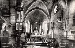 CPA L'Hopital Saint Blaise Basses Pyrenees Interieur de l'Eglise 
