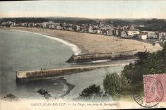 CPA Saint Jean de Luz La Plage vue prise de Bordagain 