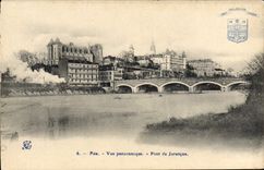CPA Pau vue Panoramique Pont de Jurancon 