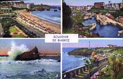 CPA Souvenir de Biarritz 