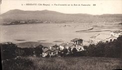 CPA Hendaye Cote Basque vue d'Ensemble sur la Baie de Fontarabie 
