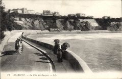 CPA Biarritz La Cote des Basques 