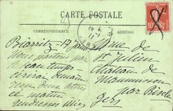 CPA Biarritz Rocher de Gamaritz