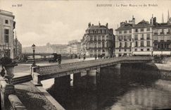 CPA Bayonne Le Pont Majou vu du Reduit 