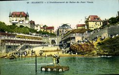 CPA Biarritz L'Etablissement de Bains du Port Vieux 