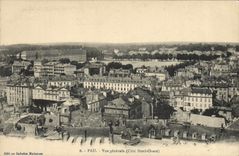 CPA Pau vue generale Cote Nord Ouest 