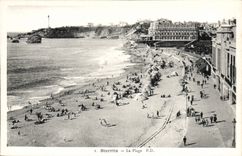 CPA Biarritz La Plage 