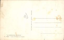 CPA Pyrenees Ocean Pau Place Georges Clemenceau 