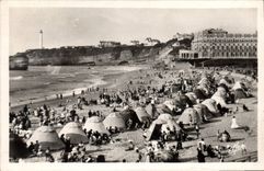CPA Basses Pyrenees Biarritz la Grande Plage 