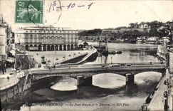 CPA Bayonne Le Pont Mayou et le Theatre 