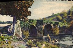 CPA Le Pays Basque Le Pont d'Amons 