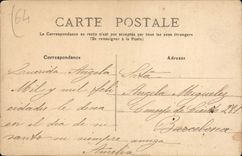 CPA Bayonne Rue Thiers et le Comptoir d'Escompte