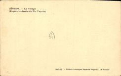 CPA Ainhoa Le Village d'Apres le dessin de Ph Veyrin 