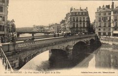 CPA Bayonne Le Pont Mayou et les Quais de la Nive 