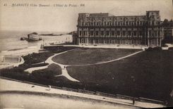 CPA Biarritz Cote Basque L'Hotel du Palais 
