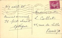 CPA Biarritz Cote des Basques Boulevard de la Plage