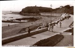 CPA Saint Jean de Luz Promenade vers la Pointe Sainte Barbe 